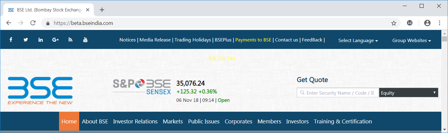 Bseindia - Wikiepdia of Finance - Top Financial Websites for Free in India