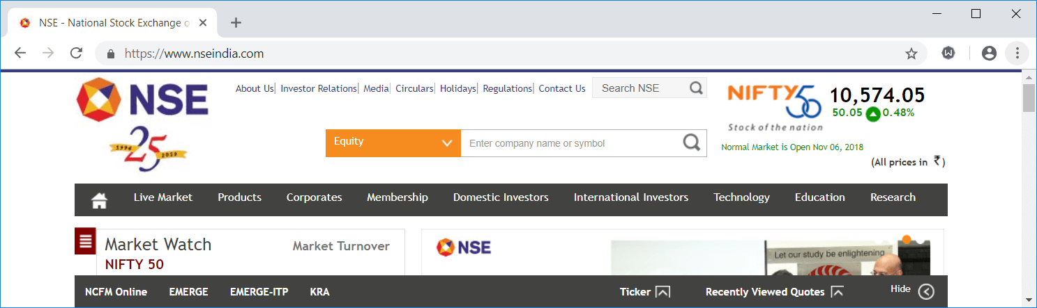 Nseindia - Wikipedia of Finance - Best Finance Websites for Free