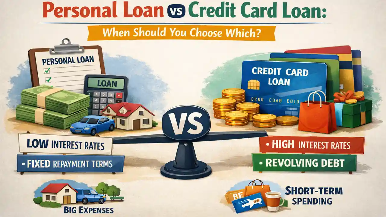 Personal Loan Vs Credit Card Loan Comparison When Should You Choose Which