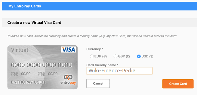 Step1 - Entropay India - Entropay Business VCC - Virtual Debit Card India - Wikipedia of Finance