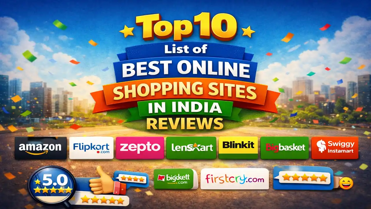 Top 10 - List of Best Online Shopping Sites in India with Shopping Websites Reviews