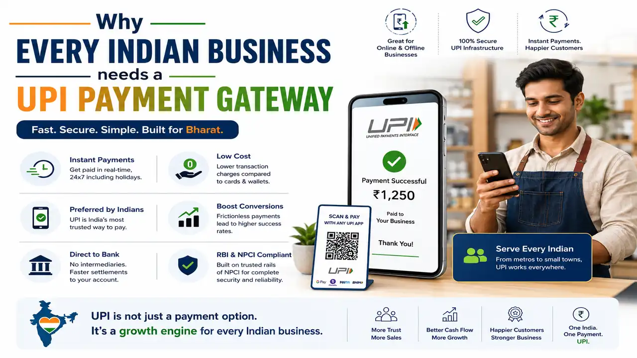 Why Every Indian Business Needs a UPI Payment Gateway in 2026