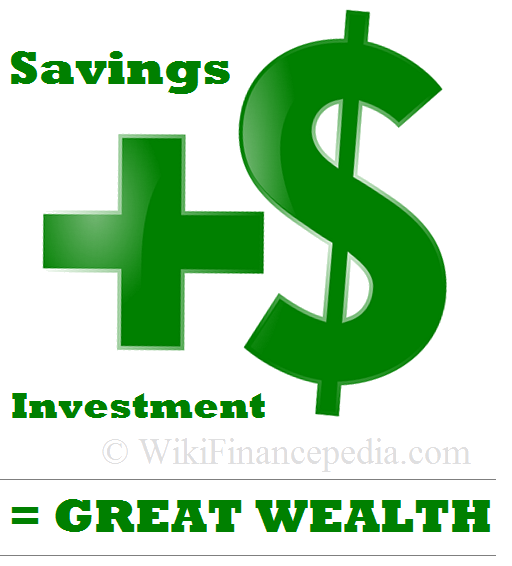 Wikipedia of Finance - e-learning course on Financial Planning Wikipedia Chapter - Difference, Relationship, Importance of Savings and Investment in Personal Finance